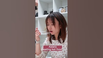 White vs Asian vs Black: eating hot food #fyp #asian #joke #funnyvideos #theboringkompany