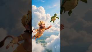 बाल हनुमान ने कछुए को उड़ा दिया! 😱🐢 फिर जो हुआ… 🚩 | Bal Hanuman #Shorts # #hanuman #bajrangbali #fyp