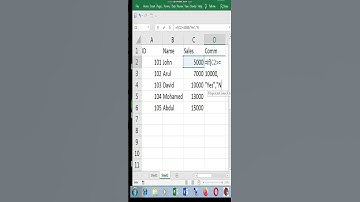 How to find sales commission in Excel #excel #exceltips #exceltricks