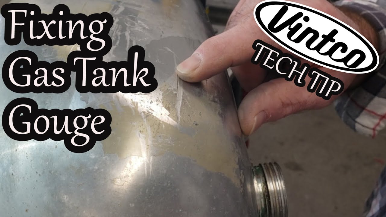 Gas Tank GougeFix VintCo Vintage Dirt Bike Tech Tip YouTube