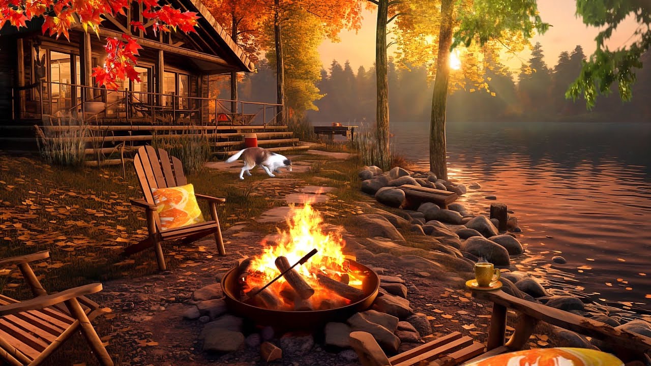 Watch Cozy Porch Lakeshore ambience on Fresh Autumn Morning Ambience to Relax, Wake up on YouTube Watch Cozy Porch Lakeshore ambience on Fresh Autumn Morning Ambience to Relax, Wake up on YouTube