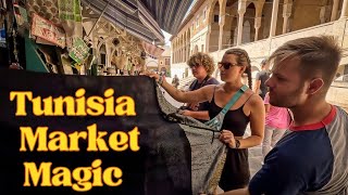 We Love Tunisian Markets 🇹🇳 | 2023 Tunisia Honeymoon Travel Vlog 4K