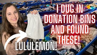 I FOUND LULULEMON! GOODWILL OUTLET BINS HAUL TO RESELL ONLINE