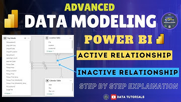 Advanced Data Modeling | Active Inactive Relationship | Power BI Tutorial #powerbi