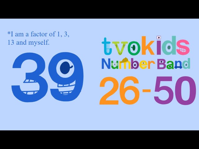 TVOKids Number Band - 26 to 50 