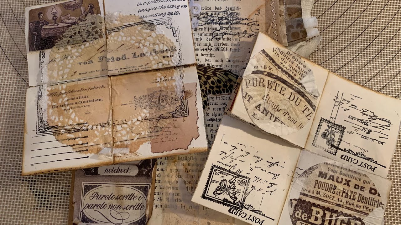 Vintage infinity/unendliche Karte basteln⚜️🧡💫😘