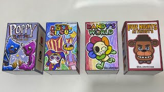 🌈paper diy🌈Poppy Playtime Dandy’s World Five Nights at Freddy’s Digital Circus Blind Box Unboxing 