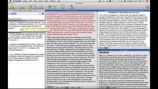 PocketBible 1.x for Intel-based Macs - Basic Navigation