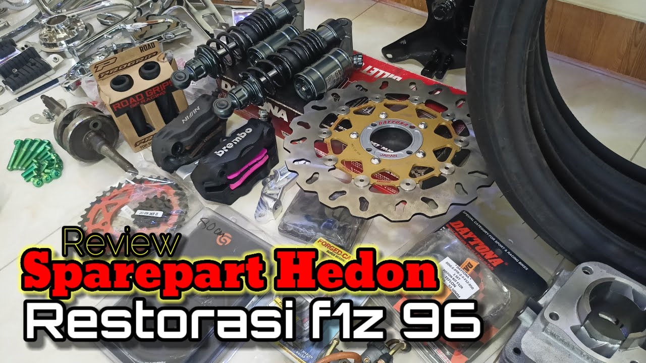 review sparepart si fuma spek hedon #original #restorasi #f1zrmodification #yamahaindonesia