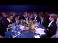One Direction Chat To James Corden At Their Table | BRITs 2013