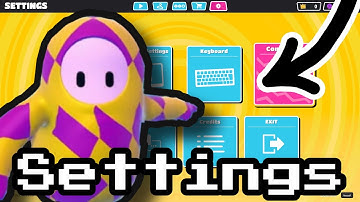 What settings do I use in fall guys?