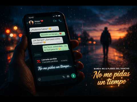 No Me Pidas Un Tiempo 💔 - Banda MS & Plebes del Rancho (Letra)