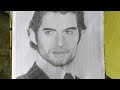 Drawing Henry Cavill| Superman Sketch| Man of Steel| Sketch with Sneha