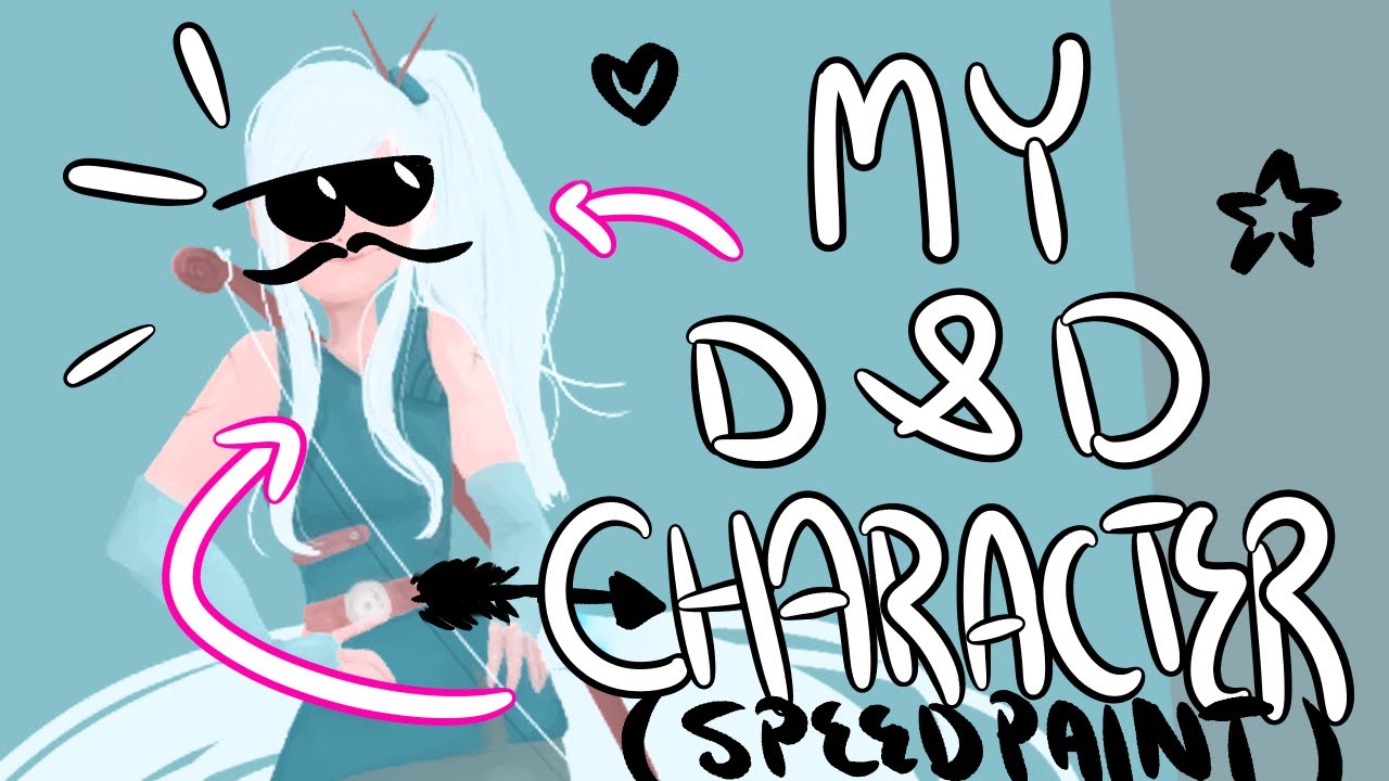 Drawing my D&D Character! Speedpaint - ArtWithMk