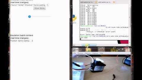 Moving servo with Raspberry Pi on Arduino with websockets (Test 1)