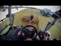 CLAAS XERION 3800 TRAC VC | PUSHING SILAGE | View From The Driver