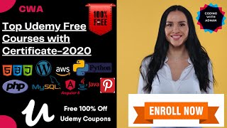 Top 15 Udemy Free Courses with Certificate 2020|HTML|CSS|JAVASCIPT|WORDPRESS|MYSQL|PHP|PYTHON|MYSQL|