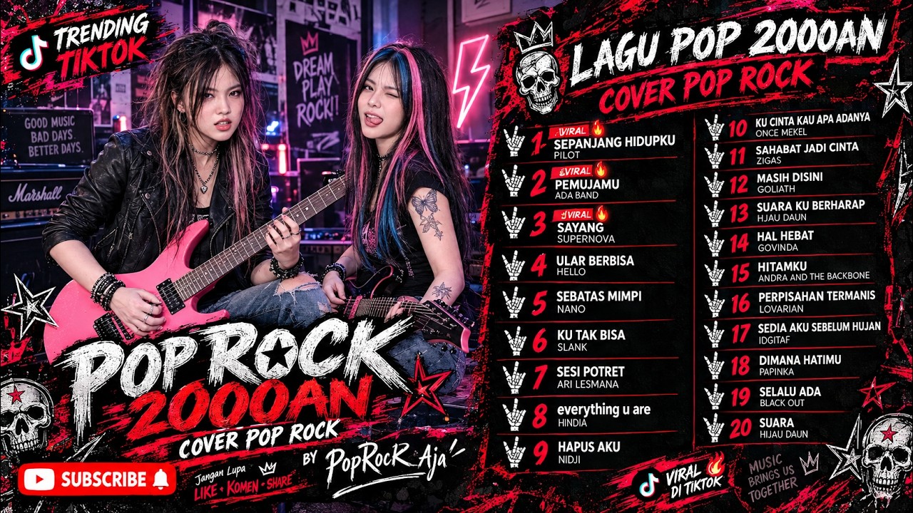 Kumpulan Lagu Pop Rock Indonesia 2026 | Cover Terbaru + Lagu Hits 2000an