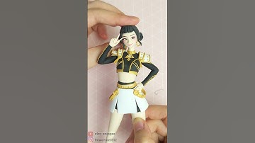 KPop Demon Hunters  [ Zoey ] Clay Figure!  \(`•ω•´)/*҉   #zoey  #kpopdemonhunters