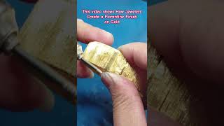 Engaging): The Satisfying Art of Gold Texturing ✨ #JewelryMaking #GoldSmithing #SatisfyingCrafts #