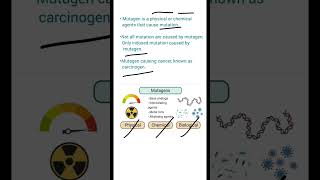 what is Mutagen #biology #biotechnology #science #students #youtubeshorts