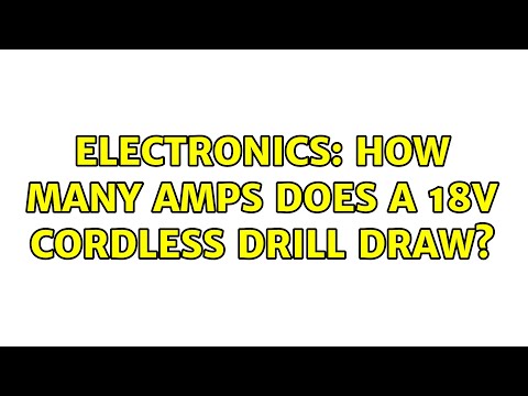 How Many Amps Does A Cordless Drill Draw: Essential Facts Revealed