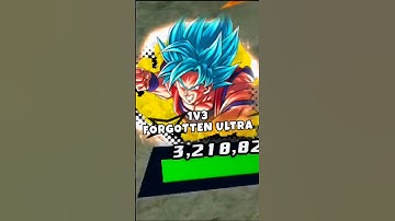 "1V3 With Ultra SSB Kaioken Goku🥶❤"(Dragon Ball Legends) #dbl #dragonballlegends #dblegends