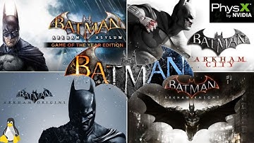 Batman Arkham Series Linux With Physx GPU Working / Arch Linux / CachyOS