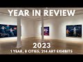 ALL of the art exhibitions I saw in 2023