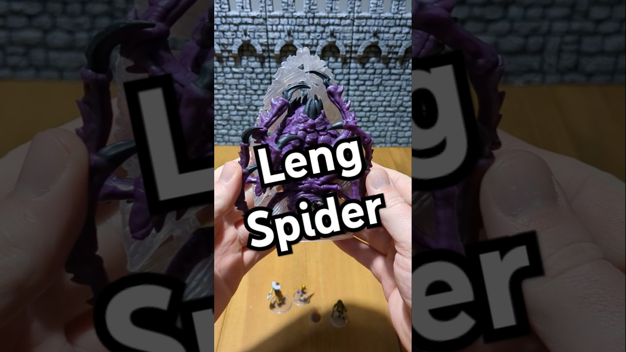 Leng spider. Miniature for dungeons and dragons / pathfinder. 