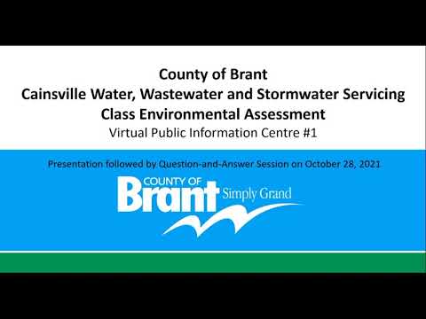 Cainsville Water, Wastewater, and Storm Water Servicing Class EA