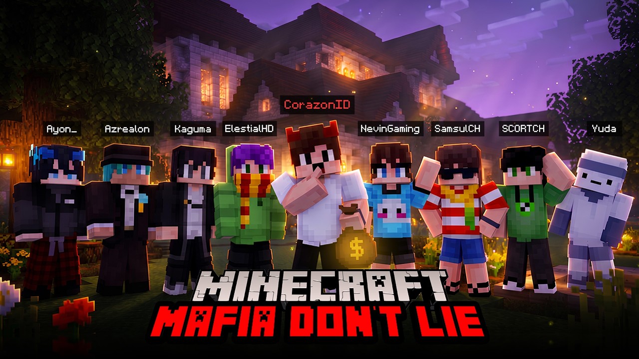 Game Ini Mencari Siapa Mafia Diantara Youtuber Minecraft Ini