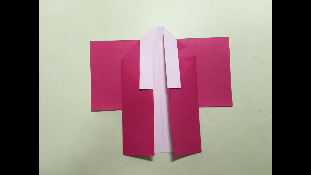 折り紙ランド Vol 450 はっぴの折り方 Ver 2 Origami How To Fold A Happi Ver 2 Youtube