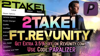 2Take1 Menu Showcase Ft.Revunity | Best GTA5 mod menu updated on -  22/11/2022