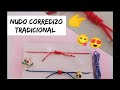 Como hacer un nudo corredizo tradicional, super fácil y bien explicado 👍 Nudo pulsera o manilla