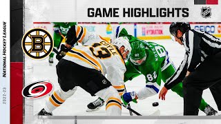 Bruins @ Hurricanes 3/26 | NHL Highlights 2023