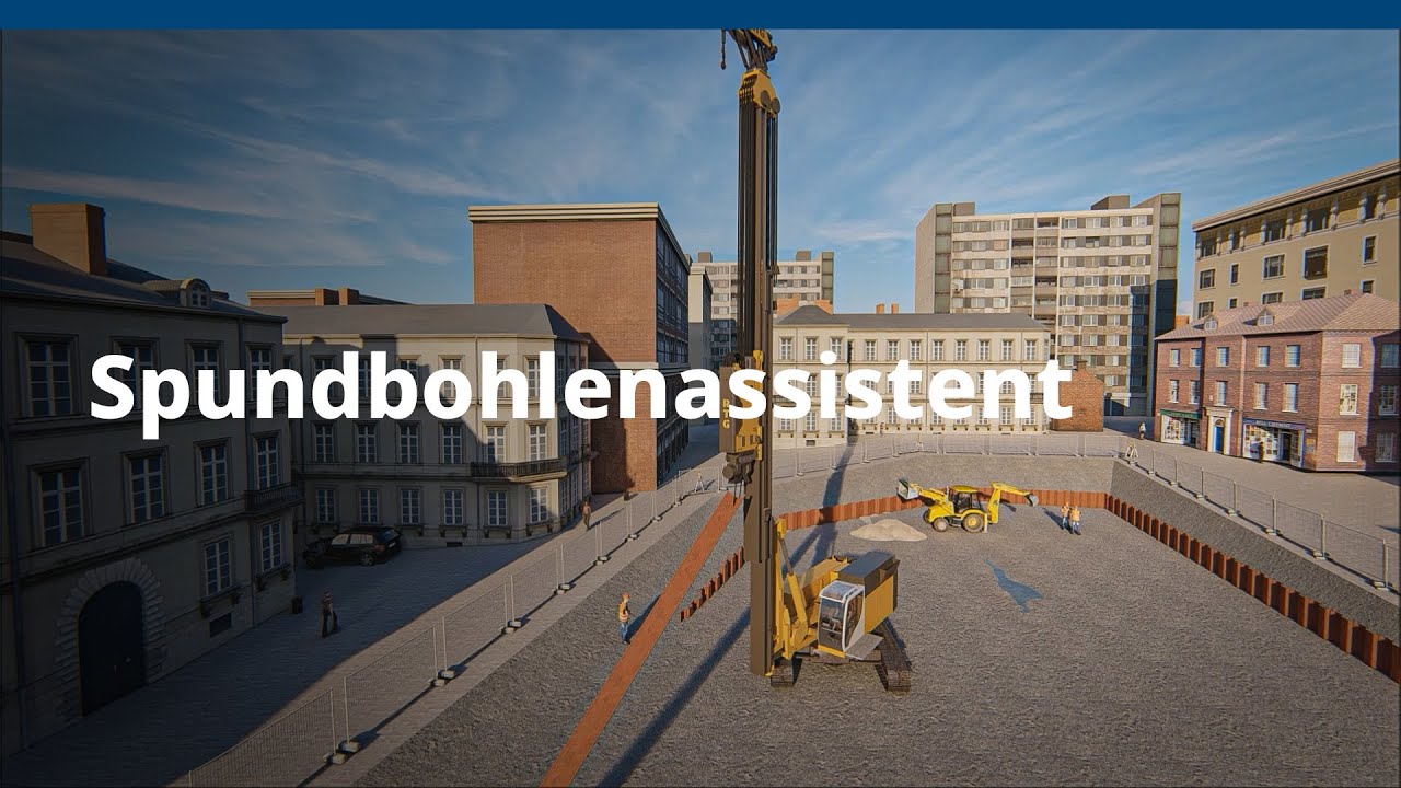 Spundbohlenassistent | RTG Rammtechnik