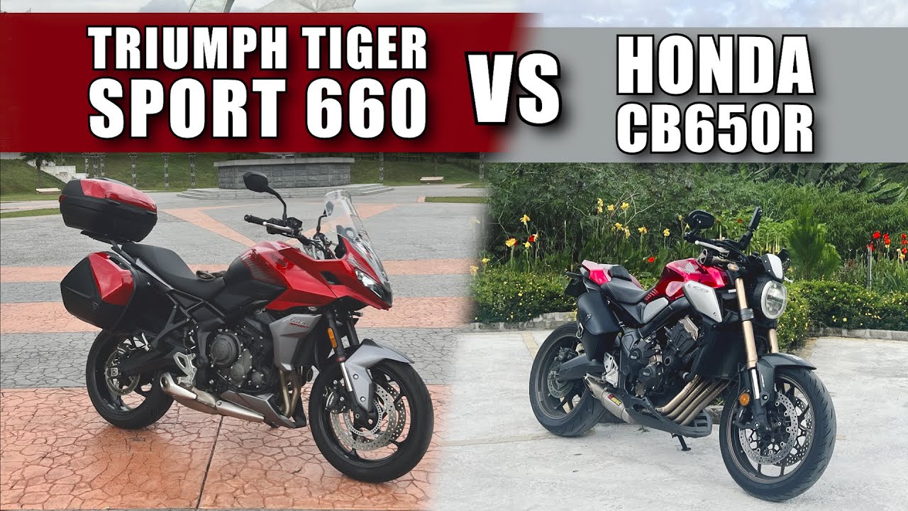 Triumph Tiger Sport 660 vs Honda CB650R | Sports Naked vs Sports Touring