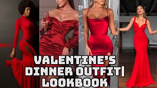 Trending Red Evening \& Dinner Dresses | Valentines Day Outfit Inspo