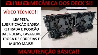 Mecanismos Deck Aiwa: Vídeo Técnico!