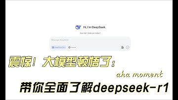 震惊？AI顿悟了: 带你全面了解deepseek-r1 | 完全免费 ｜ 媲美openai o1