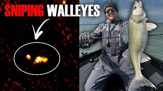 Casting to BIG Suspended Lake Erie Walleyes with Garmin LiveScope! (Sniping Big Fish)