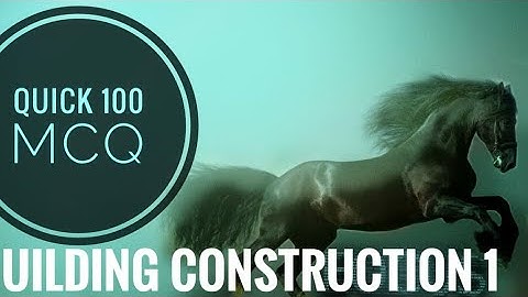 building construction 100 mcq part4 | building materials mcq for ssc je | being engineer akash gupta