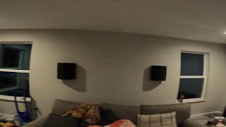 Martin Logan FX2 Surround sound unboxing and Mounting