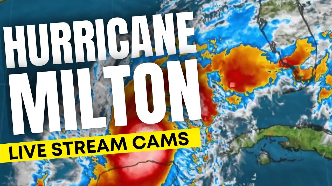 LIVE Hurricane Milton coverage (Tampa area live stream cams) - YouTube