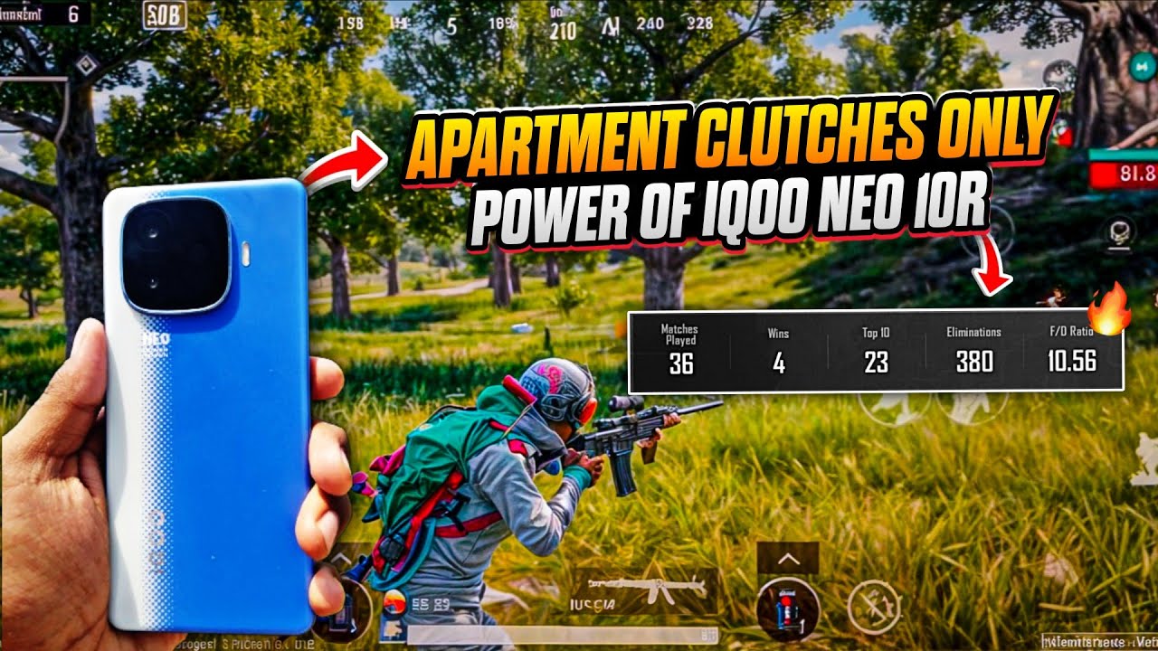 Finally IQOO NEO 10R!!🔥• POWER OF 120 FPS🔱• BGMI 4.1 GAMEPLAY💥• BGMI PERFORMANCE 📈• Best for Gaming?