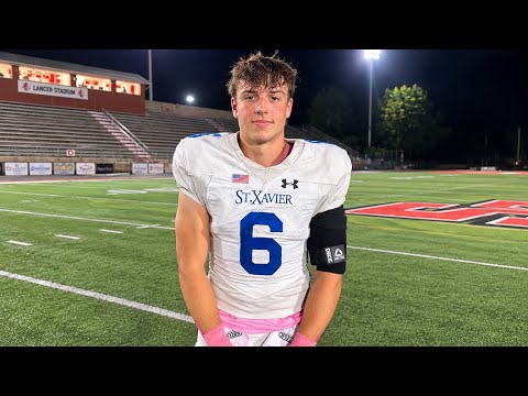 Postgame Interview: Logan Von Holle, Senior WR, St Xavier 