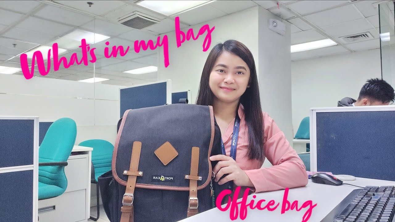 What's in my bag Office bag YouTube