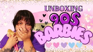 Unboxing 90s Barbies