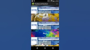 Android - Parallax List View (Updated)